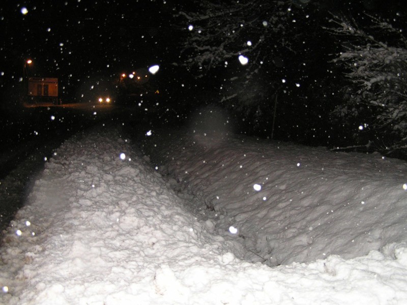 Śnieg w Bieszczadach...