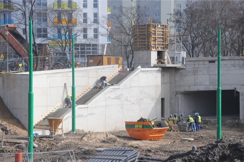 Do wypadku doszło w czasie budowy trasy tramwajowej na...