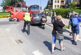 Zakopane. Wypadek skutera na rondzie. Kierowca trafił do szpitala [ZDJĘCIA]