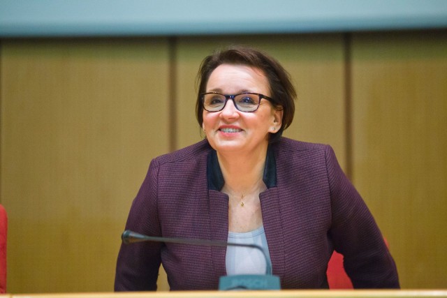 Minister Edukacji Narodowej Anna Zalewska w Białymstoku