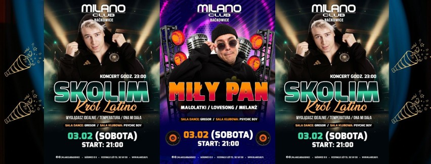Miły Pan i Skolim wystąpią w Milano Club Baćkowice. To współtwórcy największych disco hitów ostatniego czasu