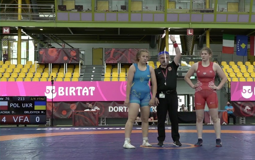 Chełmska zapaśniczka ze srebrem mistrzostw Europy juniorek. Zobacz zdjęcia