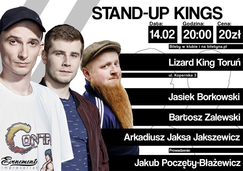 2. Walentynkowa gala stand-up, klub Od Nowa, 14 luty, godz....