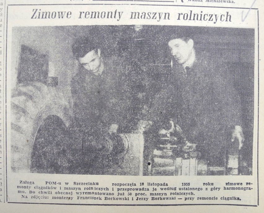 Wydanie Głosu Koszalińskiego z grudnia 1955 roku