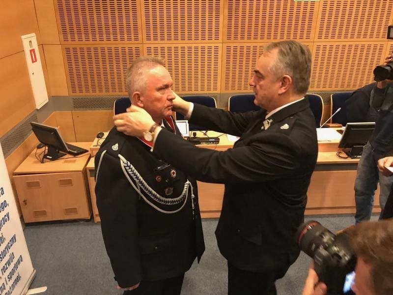 Wiesław Czop uhonorowany najwyższym odznaczeniem Ochotniczych Straży Pożarnych [ZDJĘCIA]