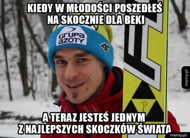 Piotr Żyła jak wino - im starszy, tym lepszy! Szaleństwa mistrza na skoczni w Planicy MEMY 