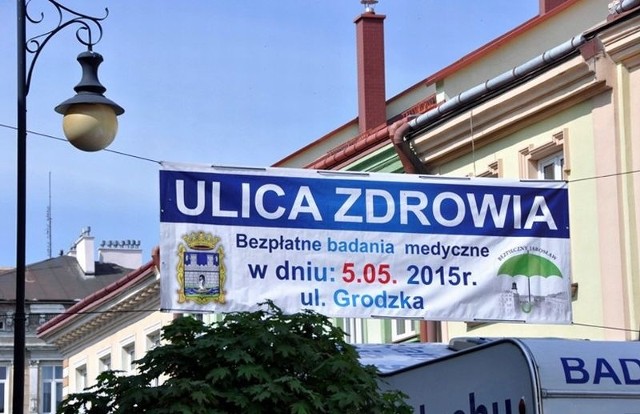 "Ulica zdrowia" jes częścią programu "Bezpieczny Jarosław&#8221;.Poprzednia edycja akcji odbywała się 5 maja.