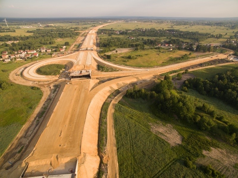 Tak obecnie wygląda plac budowy odcinka F autostrady A1.