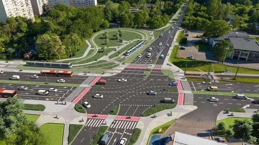 Jest umowa na przebudowę Szczecińskiej i łącznik do S14. Nowa jezdnia, chodniki i trzy ronda. ZOBACZ ZDJĘCIA