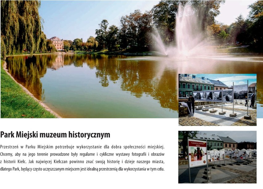 W Parku Miejskim chciałby utworzyć zewnętrzne muzeum...