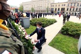 Święto Konstytucji 3 maja w Lublinie. Skromne obchody bez uroczystego poloneza. Zobacz zdjecia