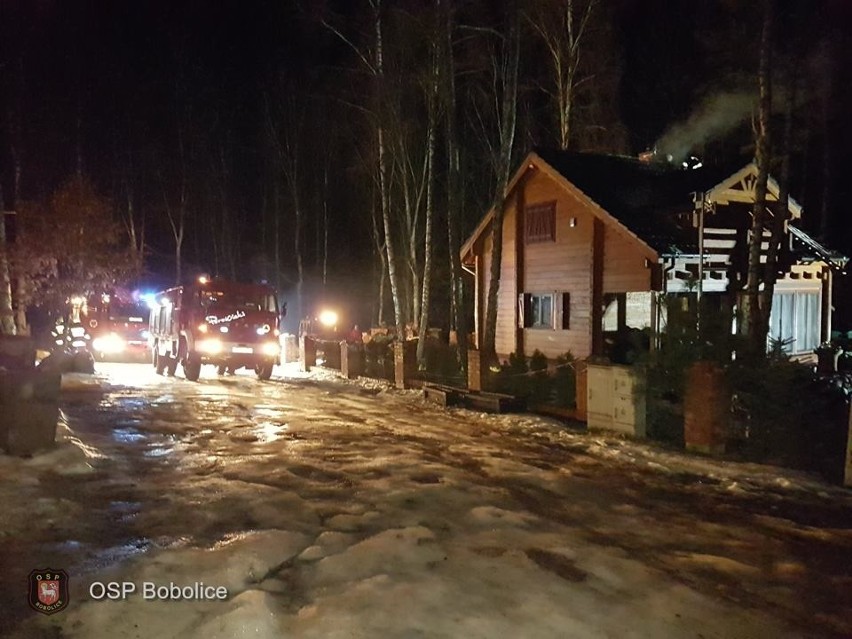 W sobotni wieczór w miejscowości Porost doszło do pożaru...