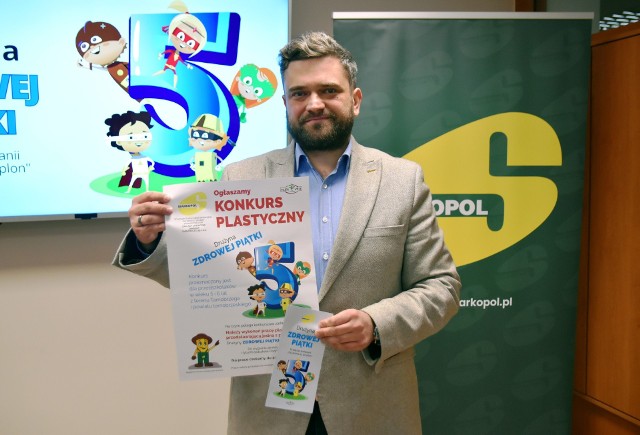 Mateusz Kutrzeba, wiceprezes zarządu Zakładów Chemicznych "Siarkopol" w Tarnobrzegu zaprasza przedszkola do udziału w konkursie
