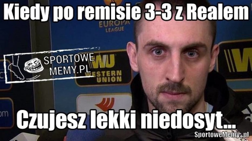 Memy i zdjęcia po meczu Legia - Real 3:3