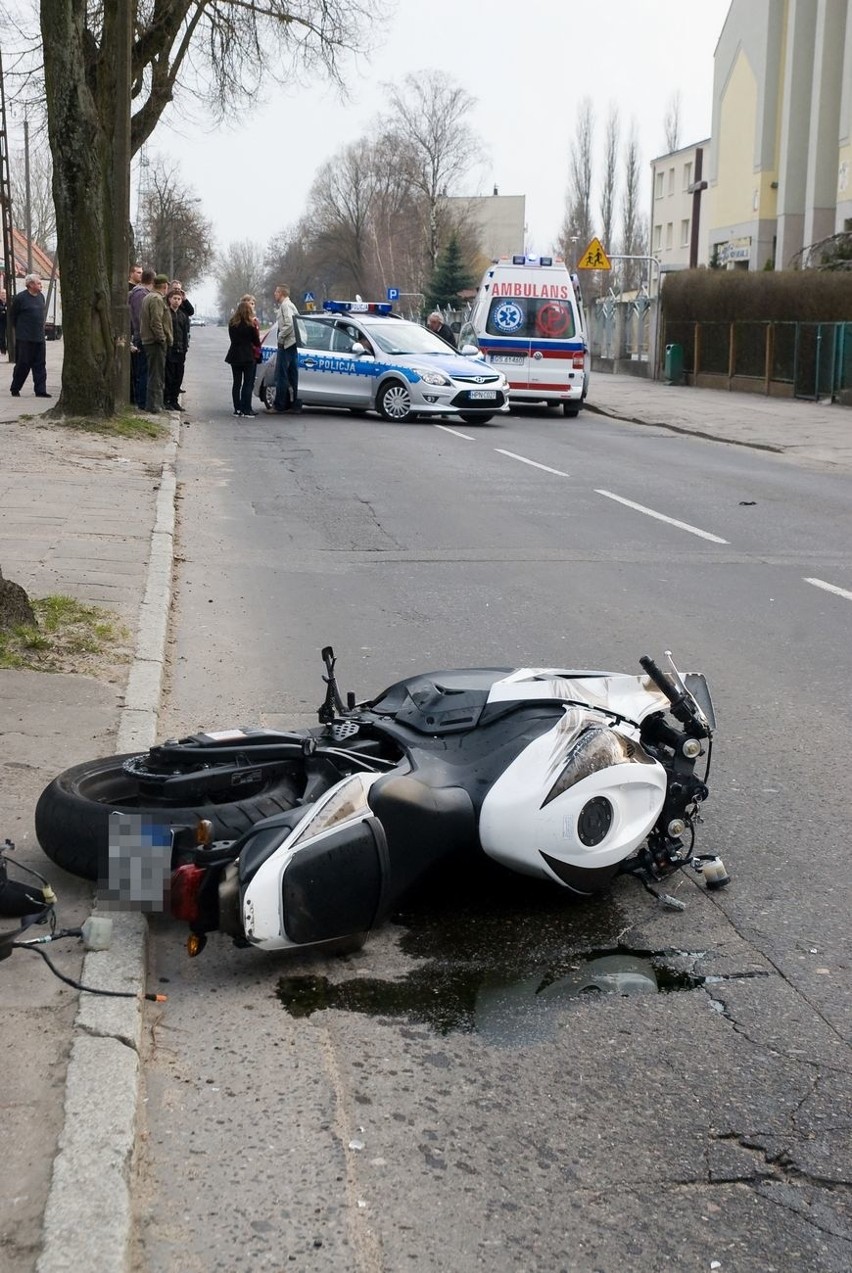 Wypadek przy ul. Grottgera w Słupsku