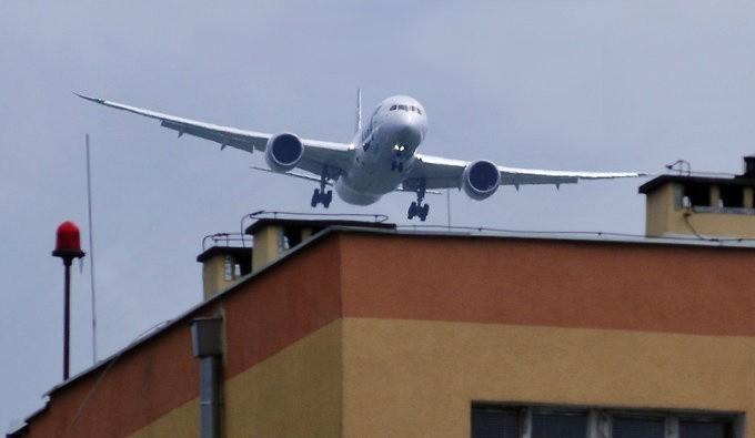 Dreamliner znowu nad Bydgoszczą