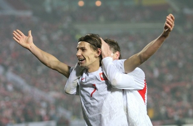 Polska - Portugalia (wynik - 2:1) 11 października 2006 [wideo, bramki]. Mecz  na Stadionie Śląskim. Tak Ebi Smolarek strzelił dwa gole | Express Bydgoski