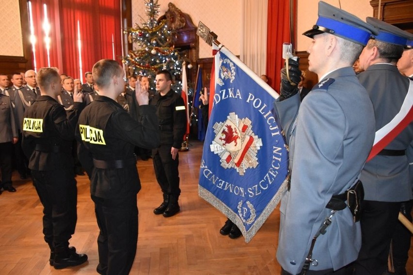 Szczecin: Ślubowanie nowych policjantów [ZDJĘCIA]