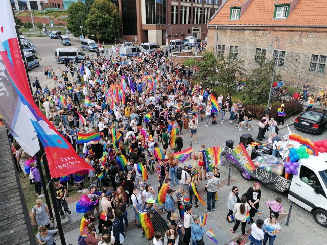 Marsz Równości na ulicach Gdańska w sobotę, 21.08.2021 r.