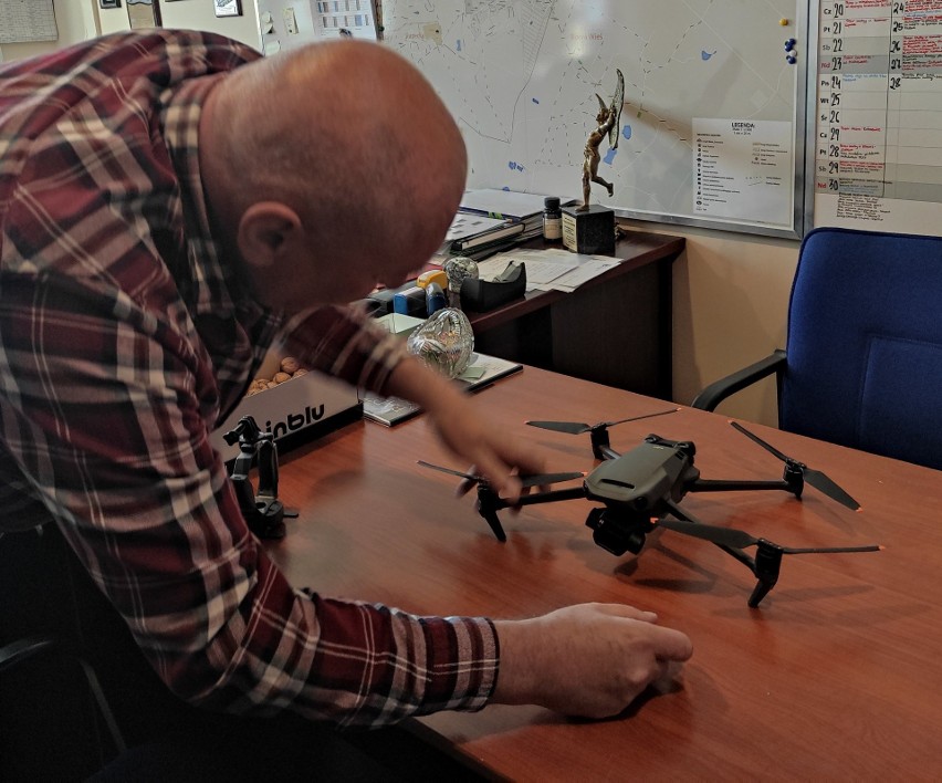 Jakość powietrza w Malborku bada dron
