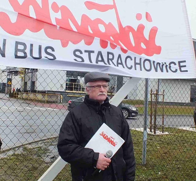 O podwyżce informuje Jan Seweryn, przewodniczący „Solidarności” w MAN Bus