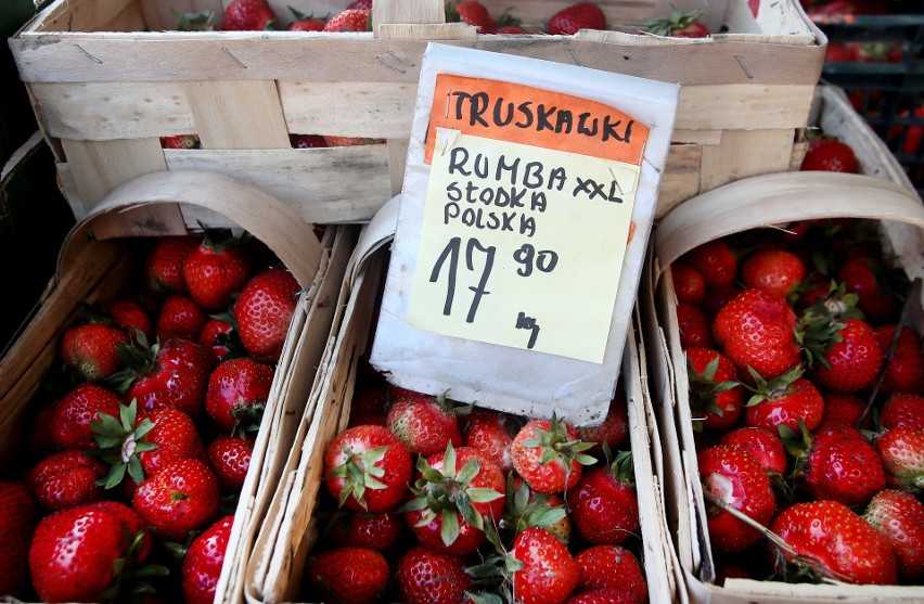Ceny truskawek na szczecińskich targowiskach 24/25 maj 2022
