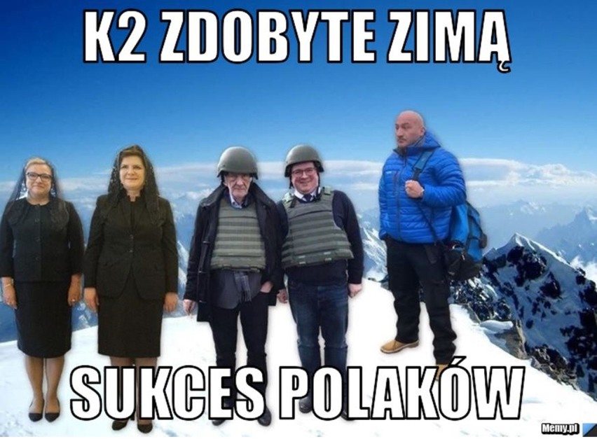 Memy o K2 pojawiły się w polskim internecie błyskawicznie....