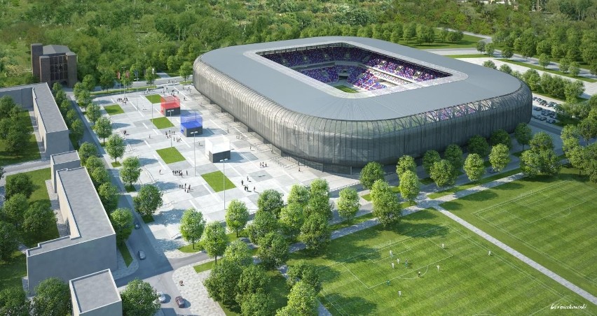 Tak będzie wyglądać stadion Górnika z czwartą trybuną