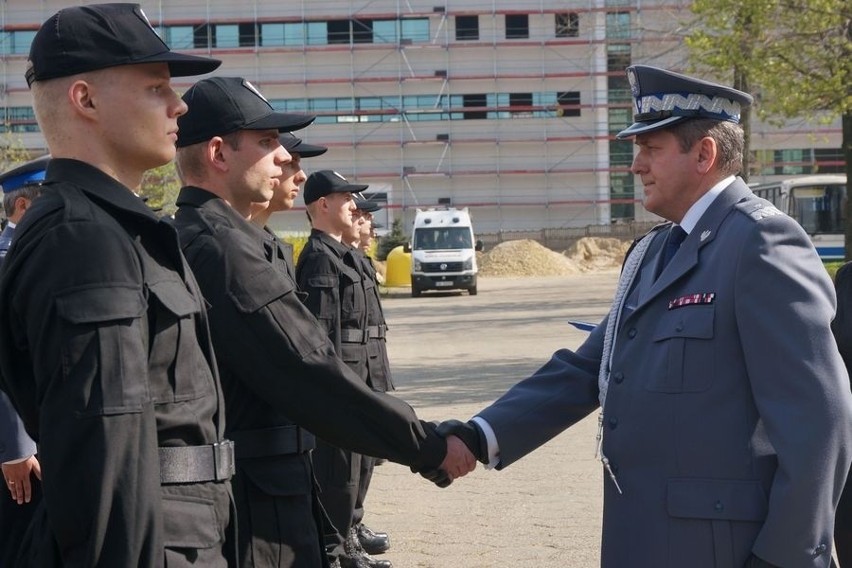 Ślubowanie policjantów