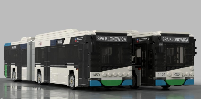 Dwa elektryczne autobusy przegubowe Solaris Urbino 18...