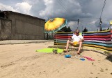 Dzika plaża na środku ulicy Solnej w Zgierzu? Radny miejski zwraca uwagę na problem