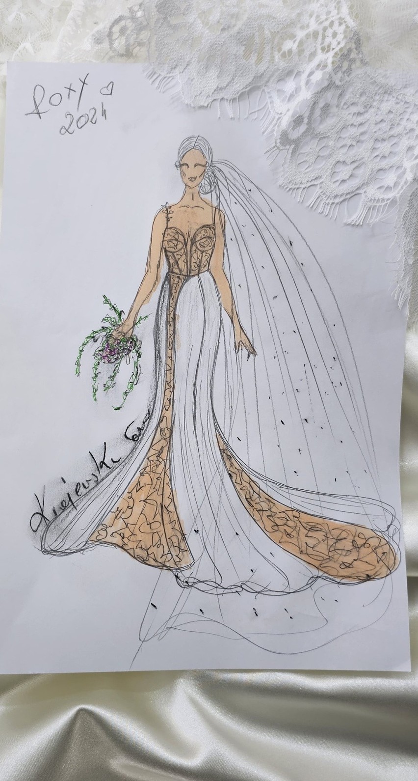 Jak będzie wyglądać suknia ślubna Roksany Węgiel? Mamy projekt idealnej  kreacji. FOTO | ShowNews