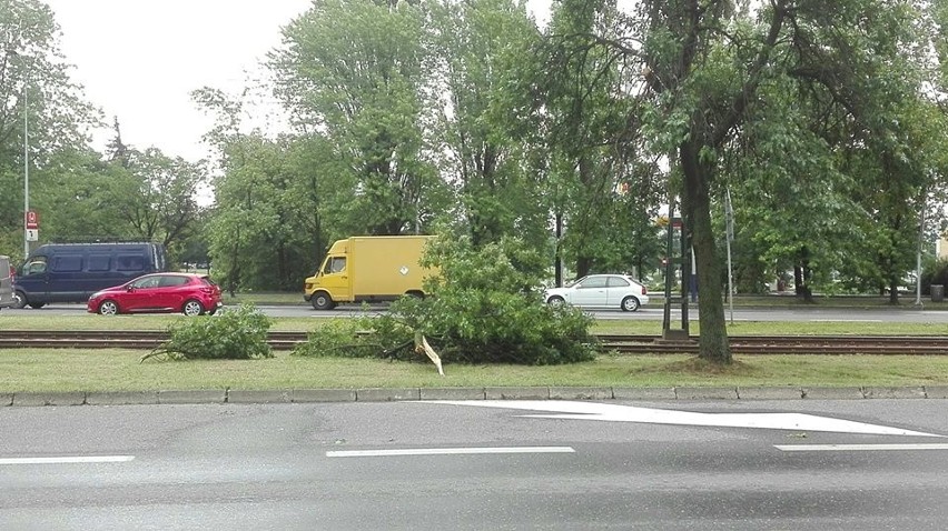 Burza i ulewa w Krakowie. Po wielkiej burzy jaka przeszła...