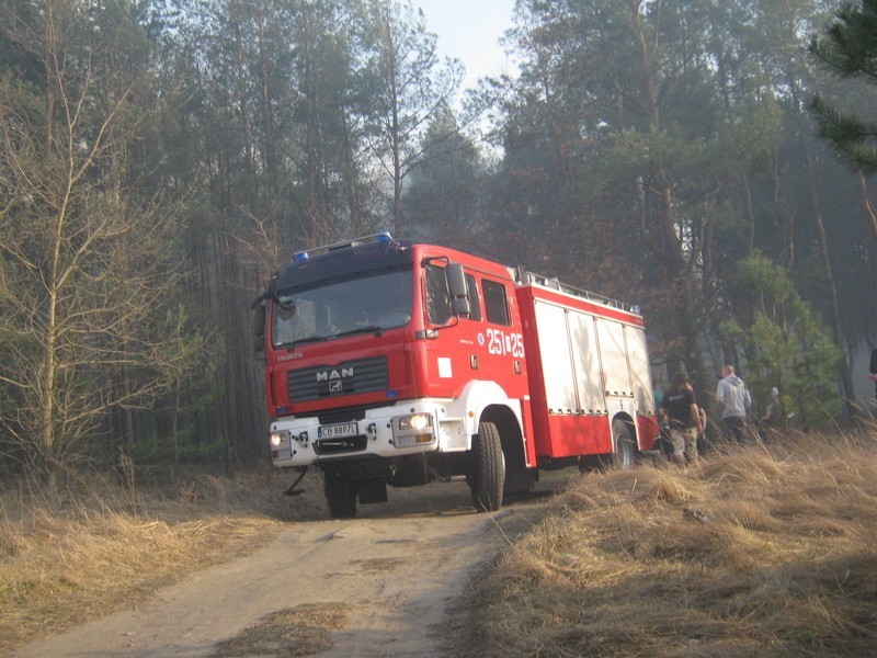 Pożar przy ul. Kaliskiego w Bydgoszczy