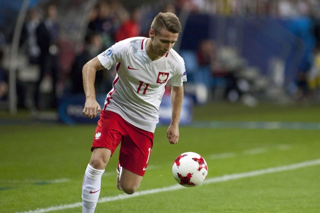 19.06.2017 lublin arena lublin pilka nozna euro u-21 mecz polska - szwecja przemyslaw frankowskipolska szwecja pilka nozna euro u-21 reprezentacja lublin arena kibicefot. wojciech szubartowski /  polska press