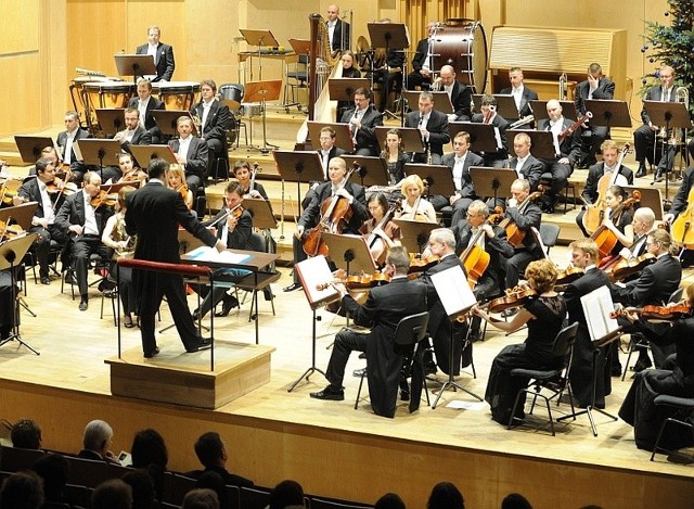Orkiestra Filharmonii Opolskiej.