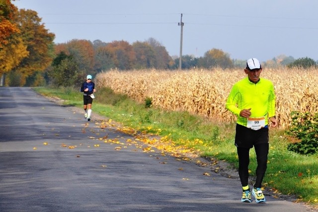 Zygmunt Łuczkowski na trasie Supermaratonu Kaliskiego