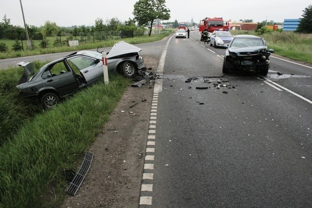 Trzy osoby zostały ranne w wypadku, do którego doszło na ul. Toruńskiej w Inowrocławiu