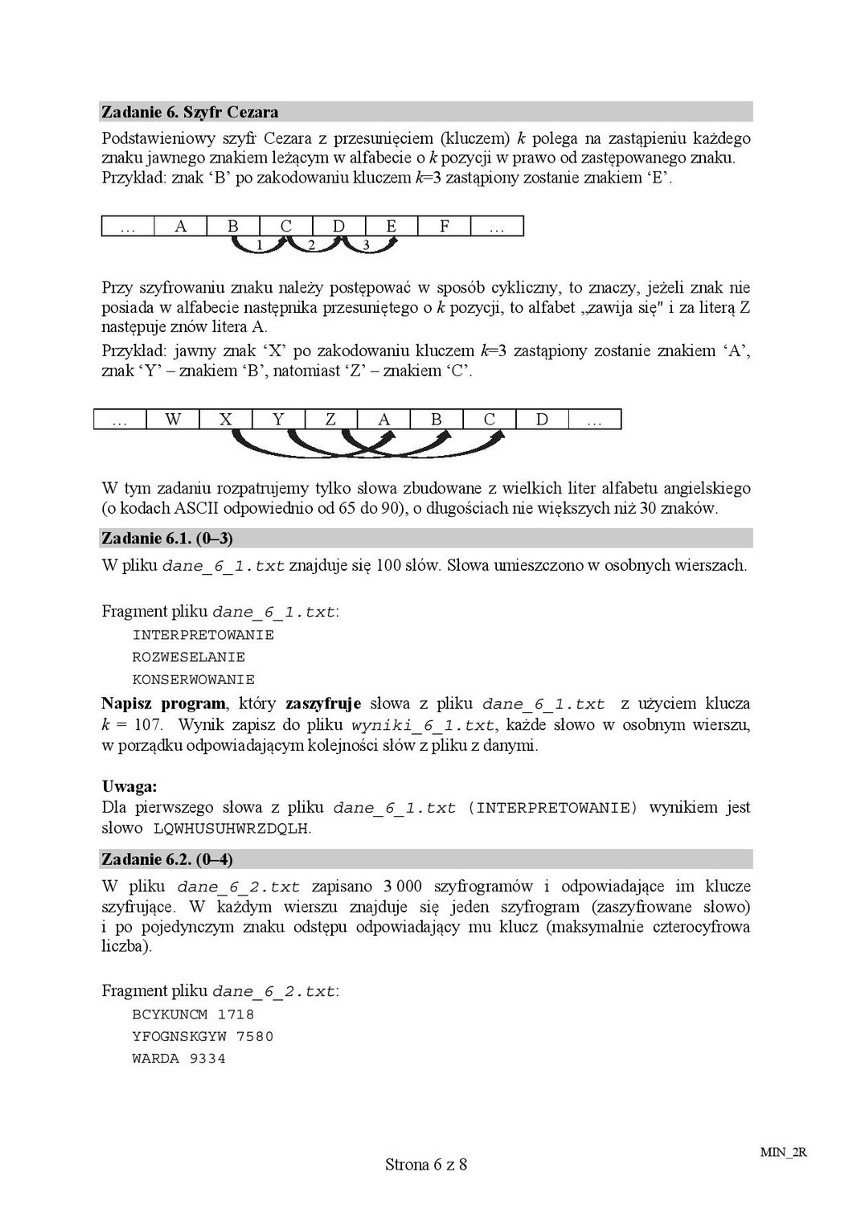 Matura 2016: INFORMATYKA [ARKUSZ CKE, ODPOWIEDZI]