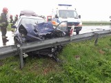Szczytniki Czerniejewskie - Wypadek ciężarówki i dwóch osobówek - trzy osoby zostały ranne [ZDJĘCIA]