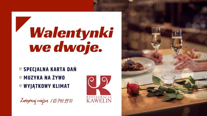 W restauracji Kawelin wszyscy zakochani mogą liczyć nie...