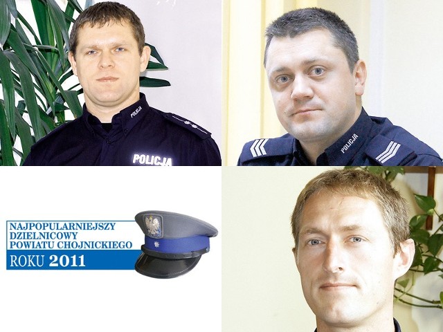 Na zdjęciu: Sierż. szt. Mariusz Wojciechowski, asp. Waldemar Goliński, st. sierż. Dariusz Kniter