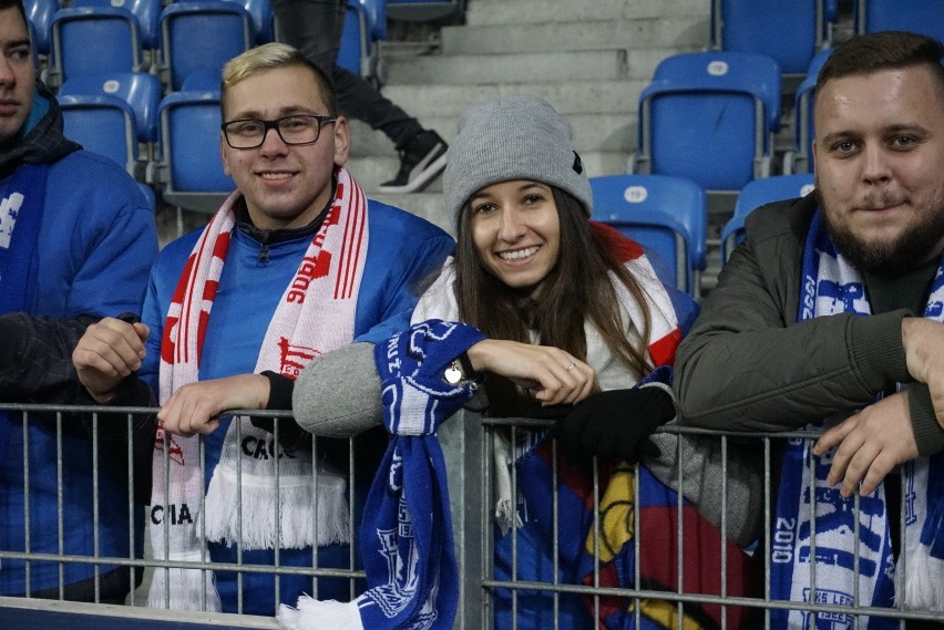 Podczas meczu Lech Poznań - Wisła Płock (2:1) atmosfera na...