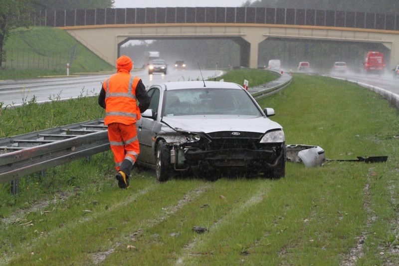 Wypadek na obwodnicy Kielc - sobota