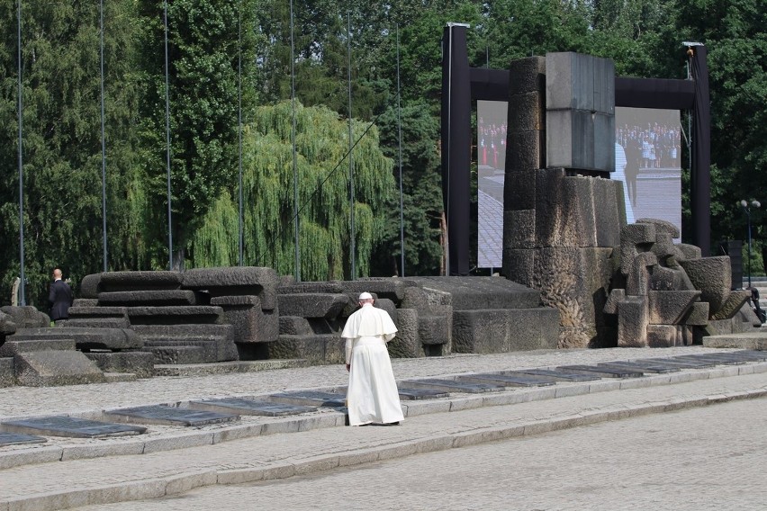 Papież Franciszek w Auschwitz Birkenau