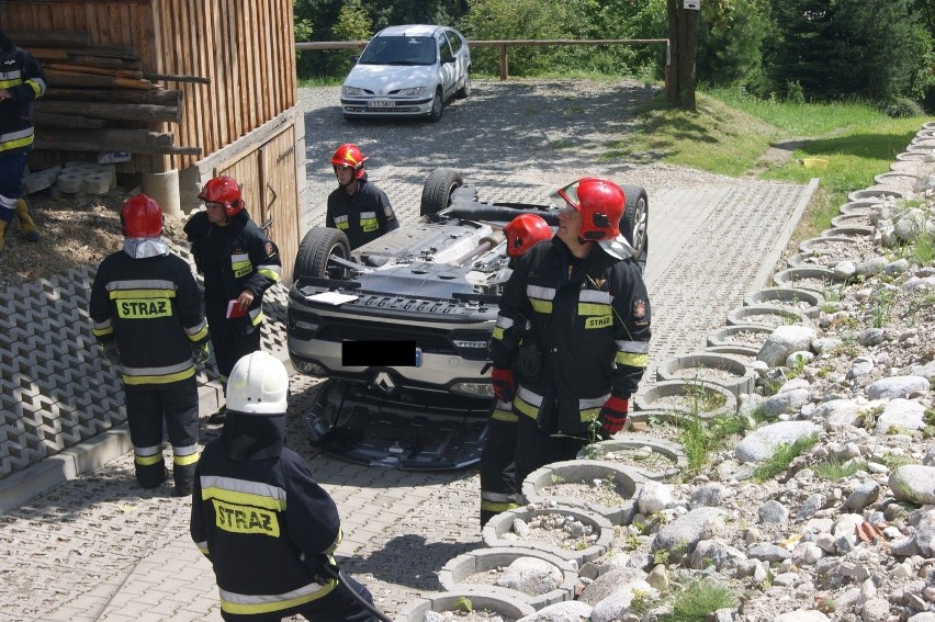 Podhale: Niecodzienny wypadek w Bukowinie Tatrzańskiej [GALERIA]