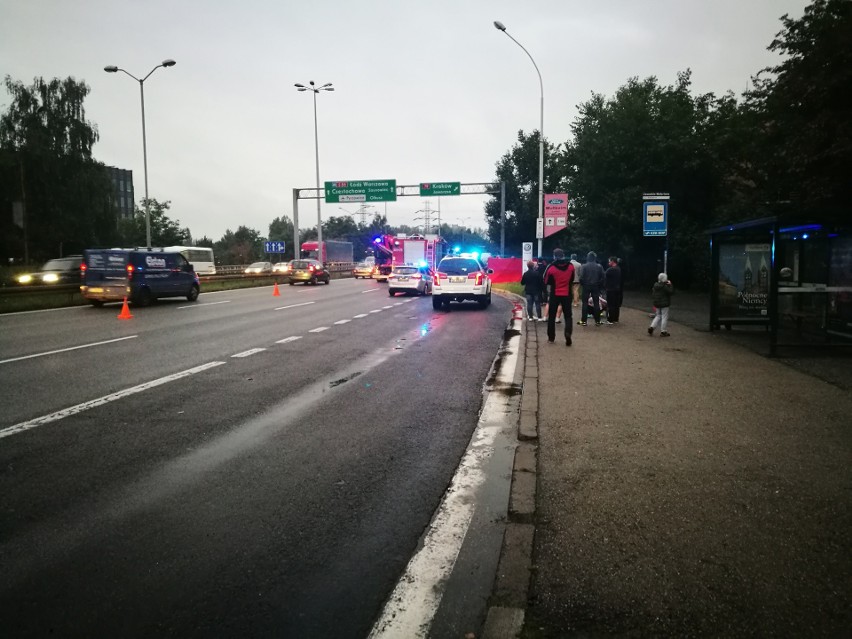 Wypadek śmiertelny na DK 86 w Katowicach