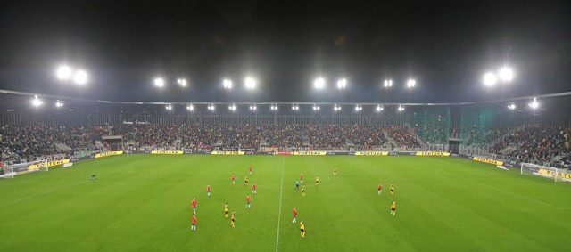 W meczu otwarcia nowego stadionu w Sosnowcu 25 lutego 2023 roku Zagłębie Sosnowiec zagrało z GKS-em Katowice. Spotkanie zobaczył komplet 11.600 widzów.