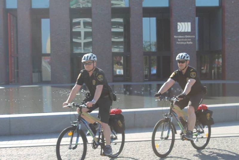 Rowerowy patrol Straży Miejskiej w Katowicach