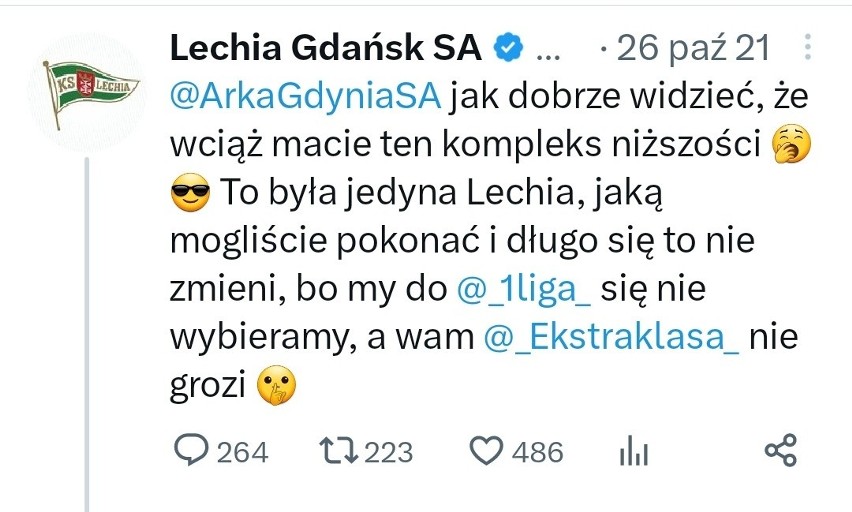 Lechia Gdańsk spadła do 1 ligi na trzy kolejki przed końcem,...
